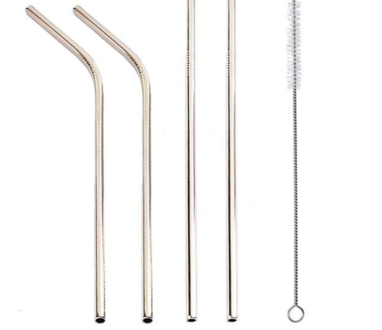 Colourful Reusable Stainless Steel Straws Simplicity Gadgets