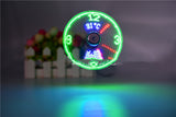 USB Clock Temperature Led Light Fan Mini Fan USB Clock Fan Simplicity Gadgets