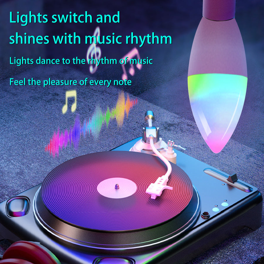 Smart WifI Led Lamp E14 RGB CW WW Voice Control Light Bulbs Alexa