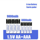 New 15V AA AAA USB Rechargeable Battery Simplicity Gadgets