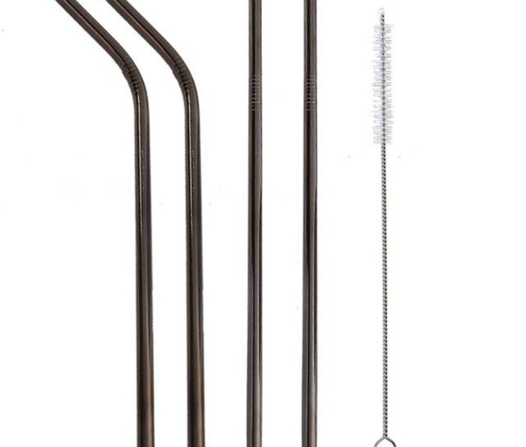 Colourful Reusable Stainless Steel Straws Simplicity Gadgets