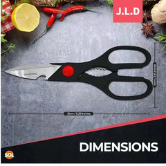 Heavy Duty Kitchen Scissors Food Scissors Sharp Scissors With Nutcrackers