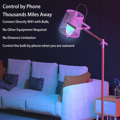 Smart WifI Led Lamp E14 RGB CW WW Voice Control Light Bulbs Alexa